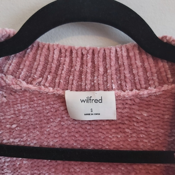 Aritzia Wilfred Chenille Violetta Sweater S - Picture 8 of 13